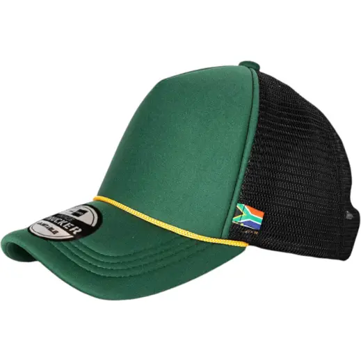 FWRD Mzansi Trucker Cap Bottle Black Angle